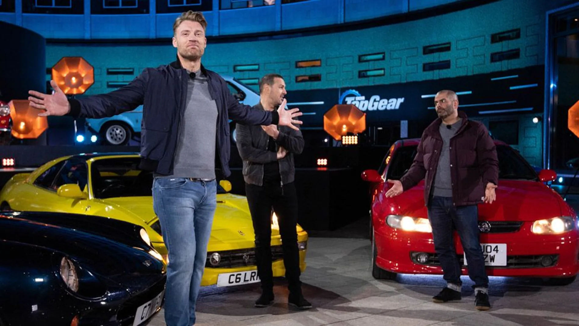 Andrew Flintoff en un episodio de "Top Gear"