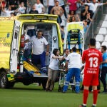 Dragisa Gudelj se desplomó en el césped de El Arcángel
