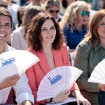 Mazón, Ayuso y Catalá en el acto de ayer