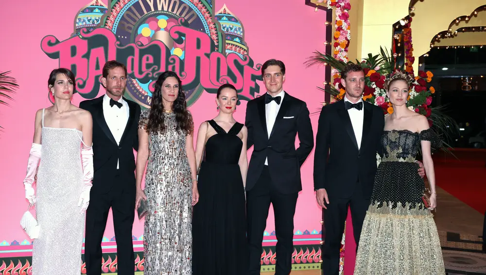Los hijos de Carolina de Mónaco en el Baile de la Rosa