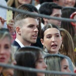 Alba Díaz junto a su novio Alberto García 