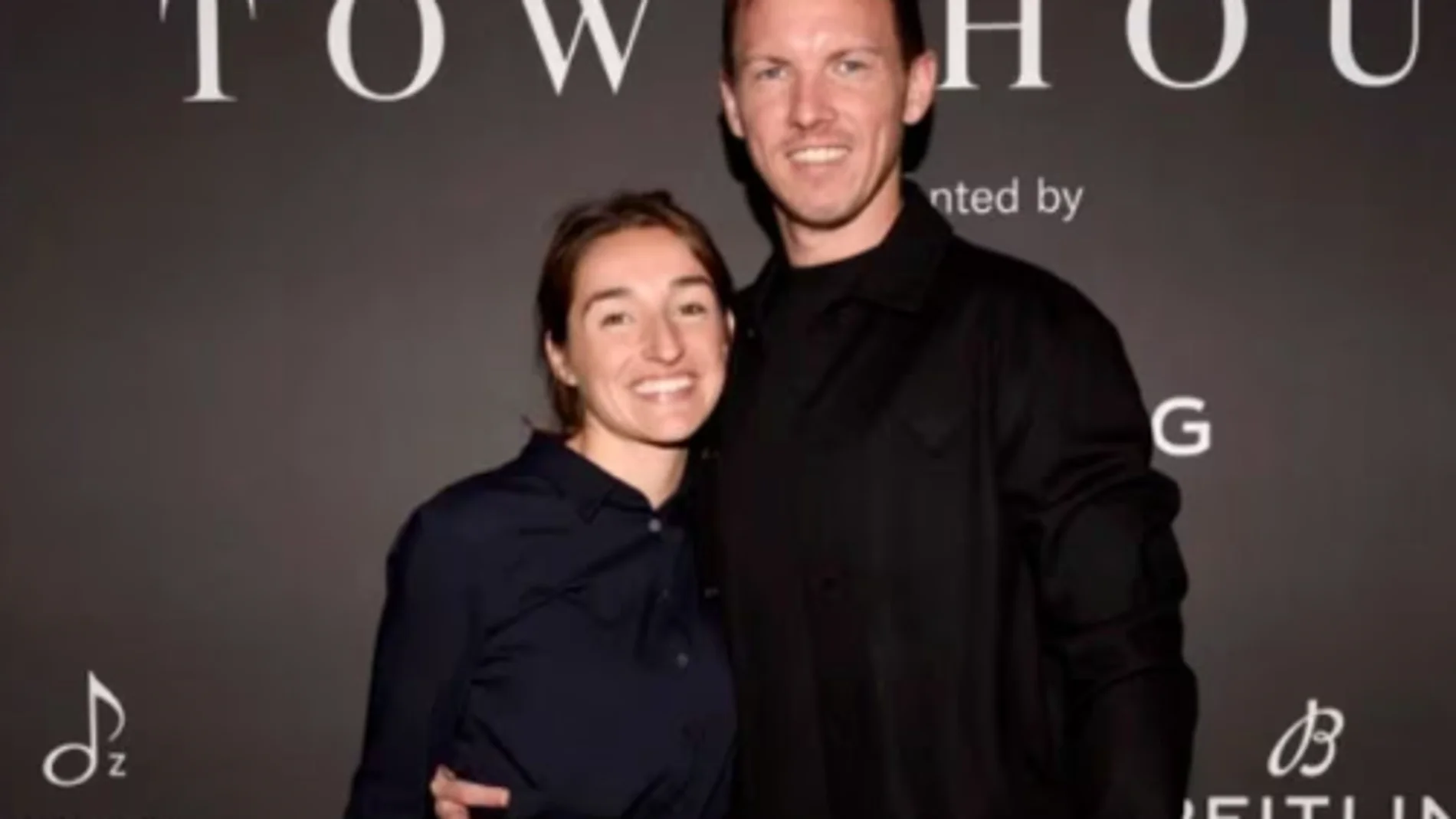 Lena Wurzenberge y Julian Nagelsmann.