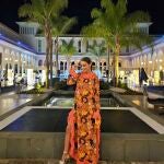 Paula Echevarría o cómo triunfar con este vestido maxi de estampado floral sexy y rompedor
