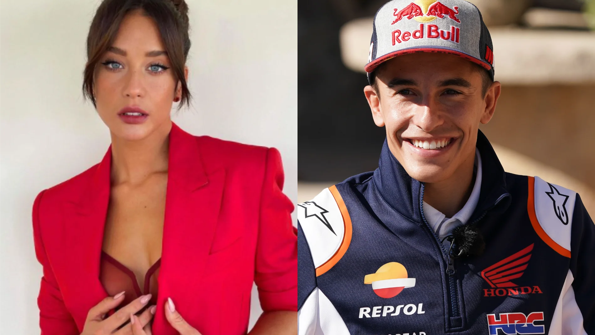 Montaje de María Pedraza y Marc Márquez