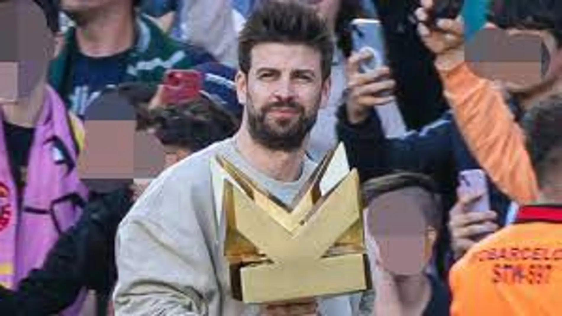 Gerard Piqué, domingo en el Camp Nou