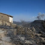 Incendios.- Los trabajos en el incendio de Villanueva de Viver se centrarán en refrescar y repasar los puntos calientes