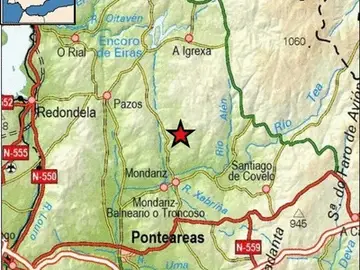 Mondariz (Pontevedra) registra un temblor de magnitud 3 que se deja sentir en más de una veintena de ayuntamientos Mondariz (Pontevedra) registra un temblor de magnitud 3 que se deja sentir en más de una veintena de ayuntamientos