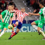 Ángel Correa fue el autor del único gol en el Metropolitano