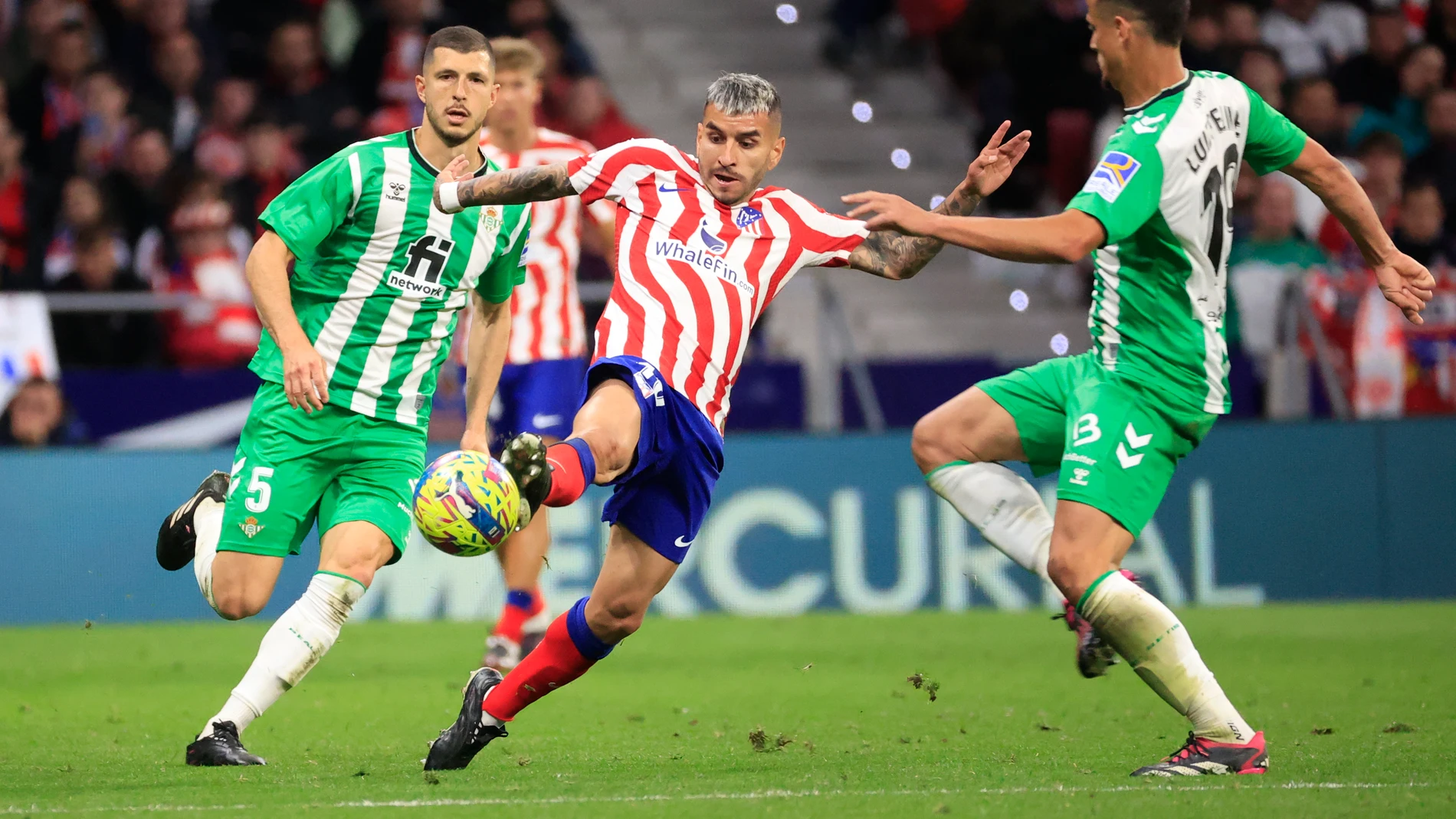 Ángel Correa fue el autor del único gol en el Metropolitano