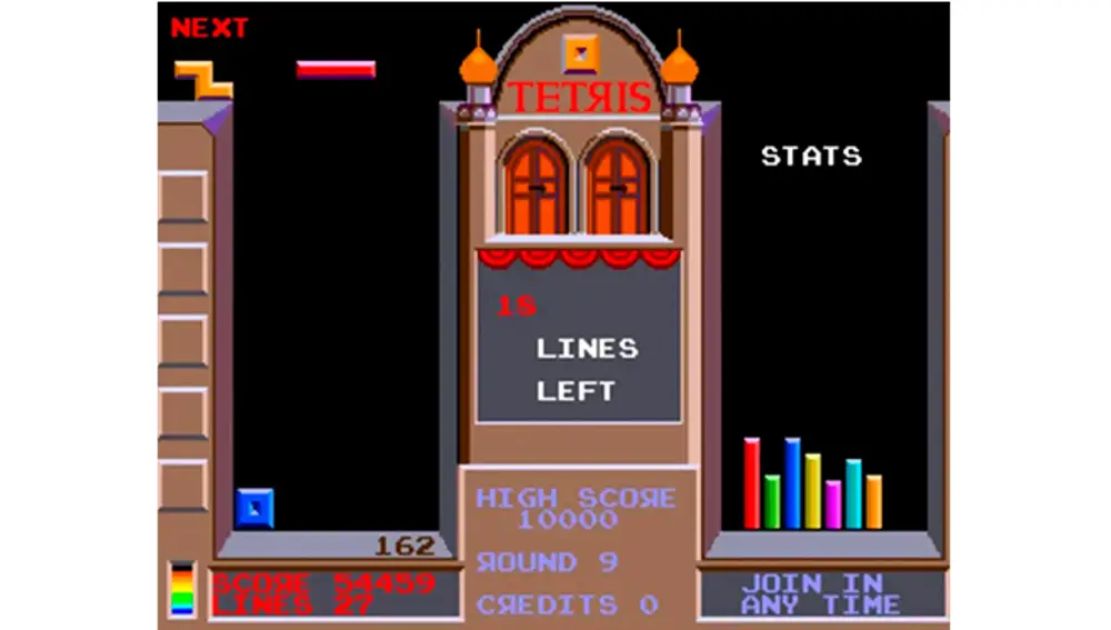 Versión clásica de Tetris.