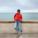 Anna Padilla con los zuecos más cómodos de Mango.