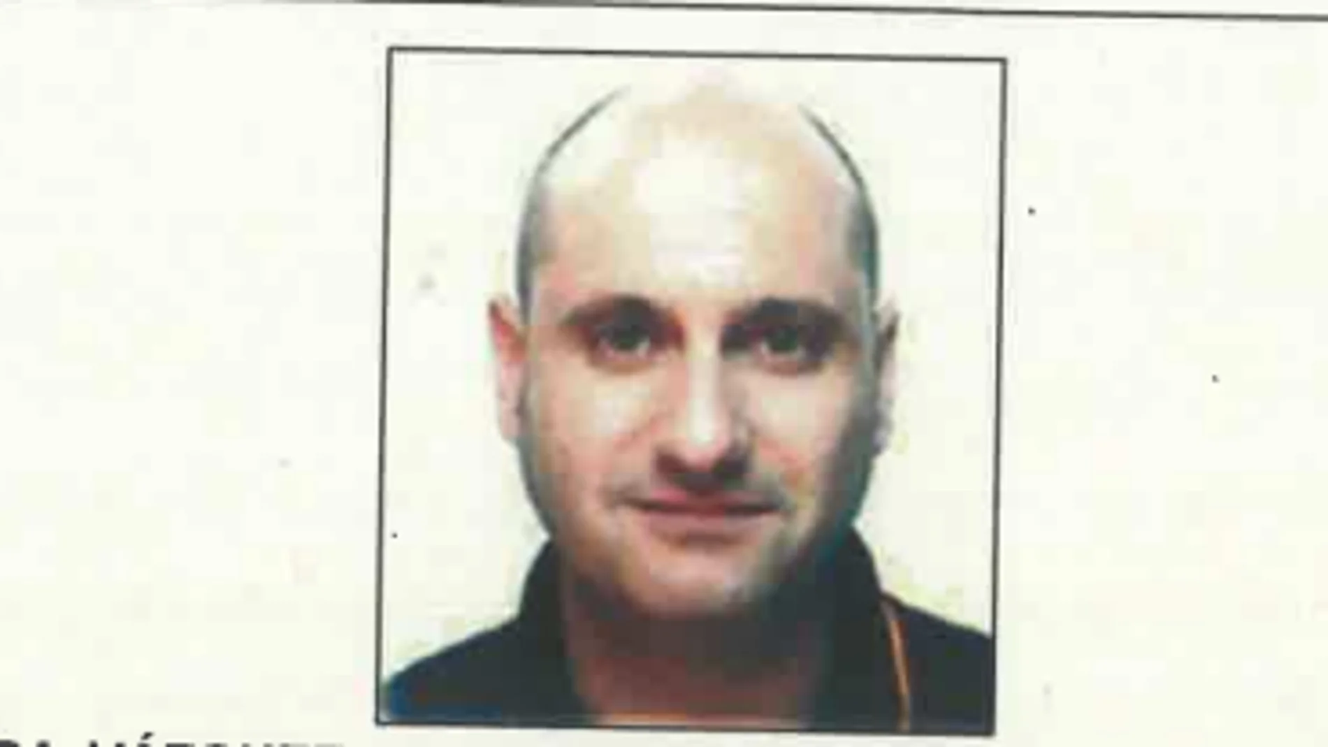 Foto policial de Antonio Caba