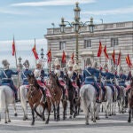 Relevo de la Guardia Real en Madrid