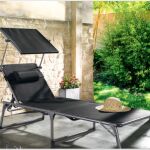 Tumbona con parasol de Lidl