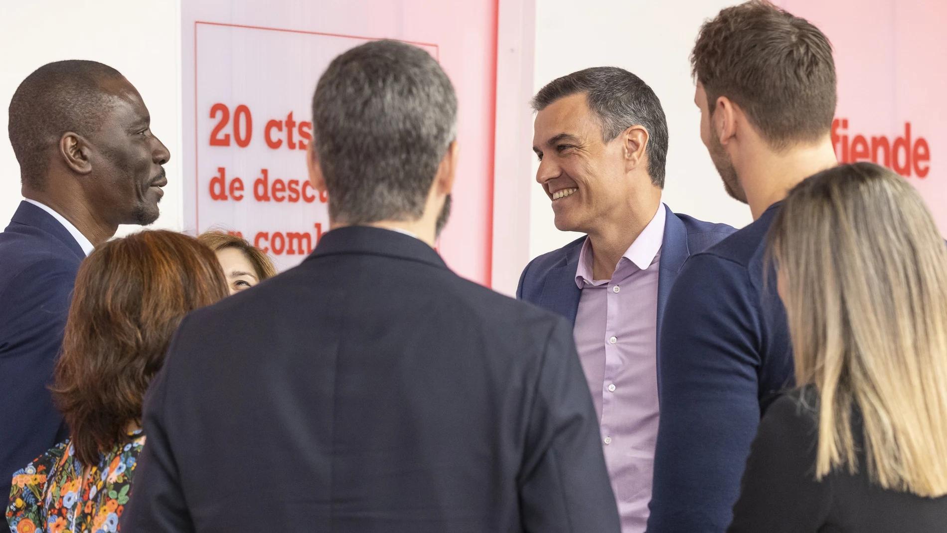 El presidente del Gobierno Pedro Sánchez, ayer en la reunión de la Ejecutiva Federal del PSOE