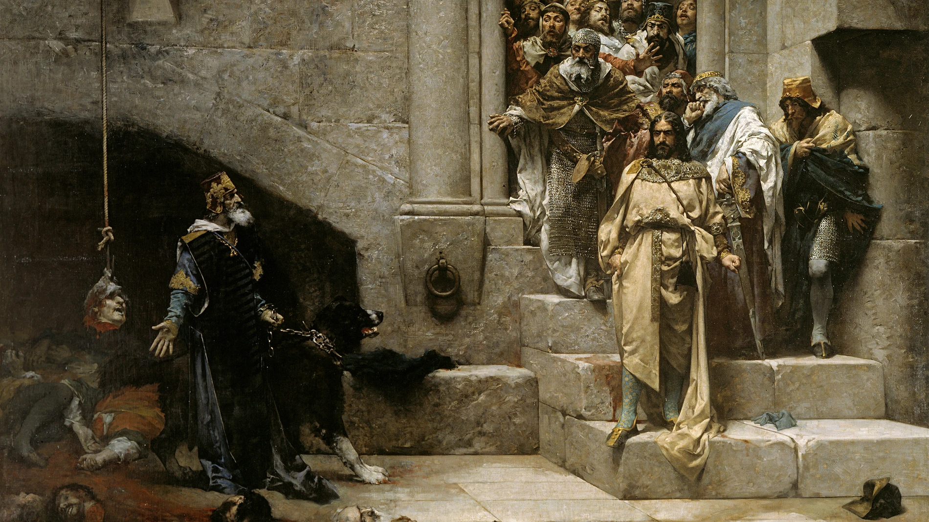 José Casado del Alisal retrató en 1880 «La campana de Huesca»