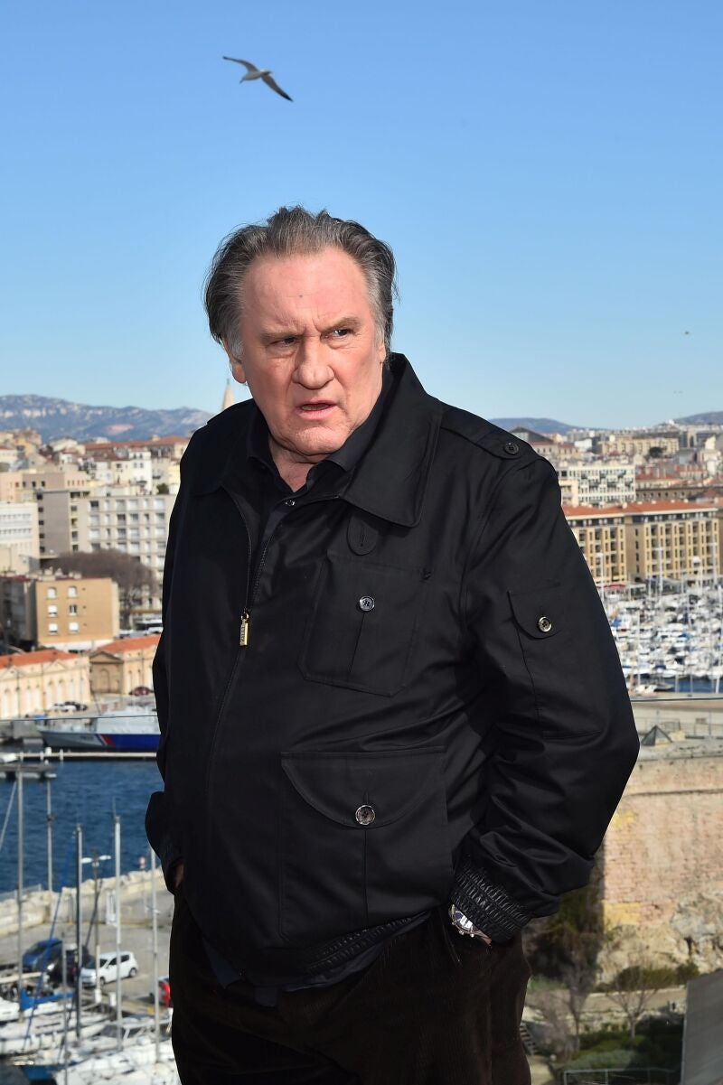 Gérard Depardieu Photocall of the Netflix program "Marseille" in Marseille on february 18th 2018