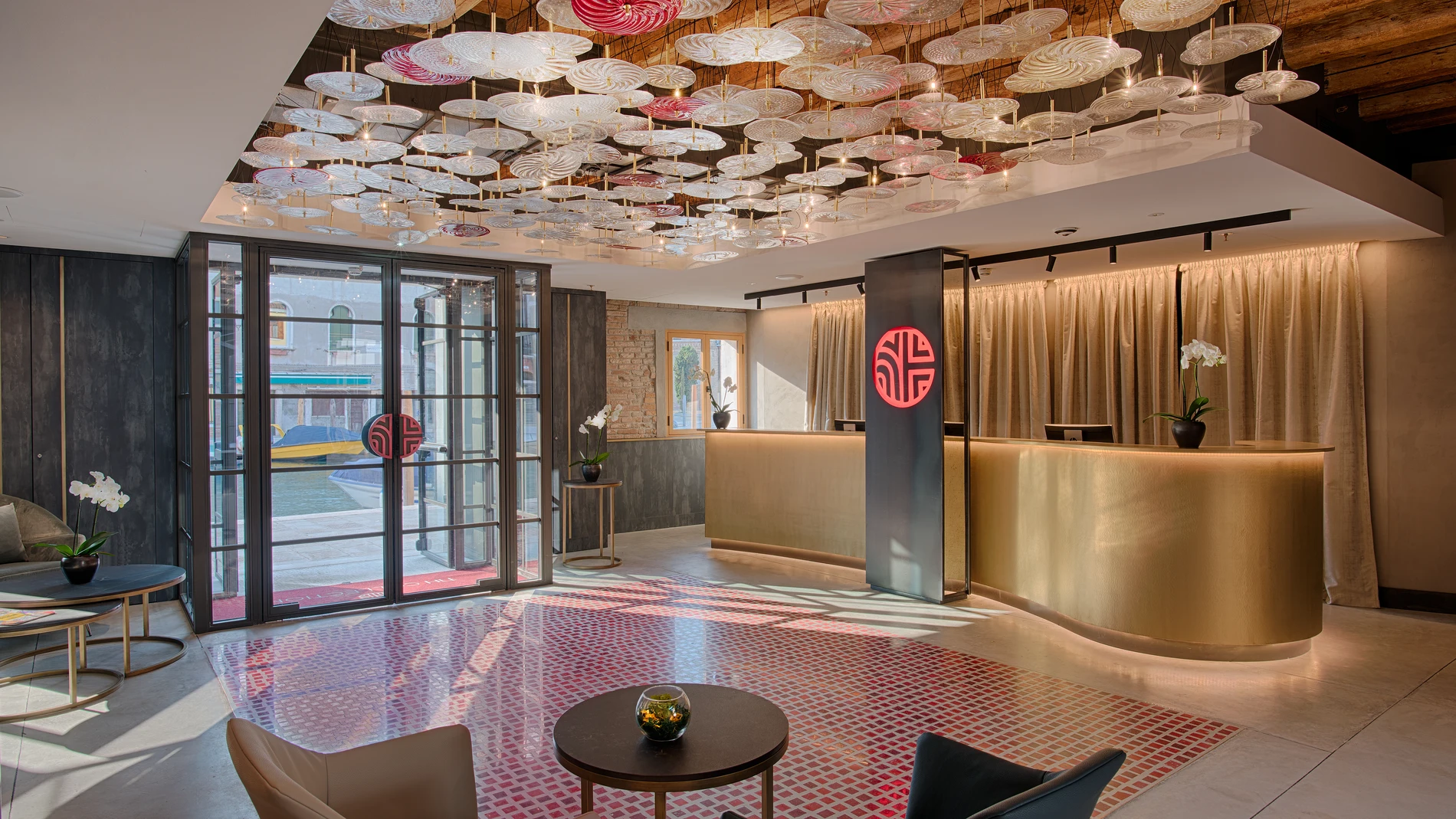 Recepción del NH Collection Venezia Murano Villa