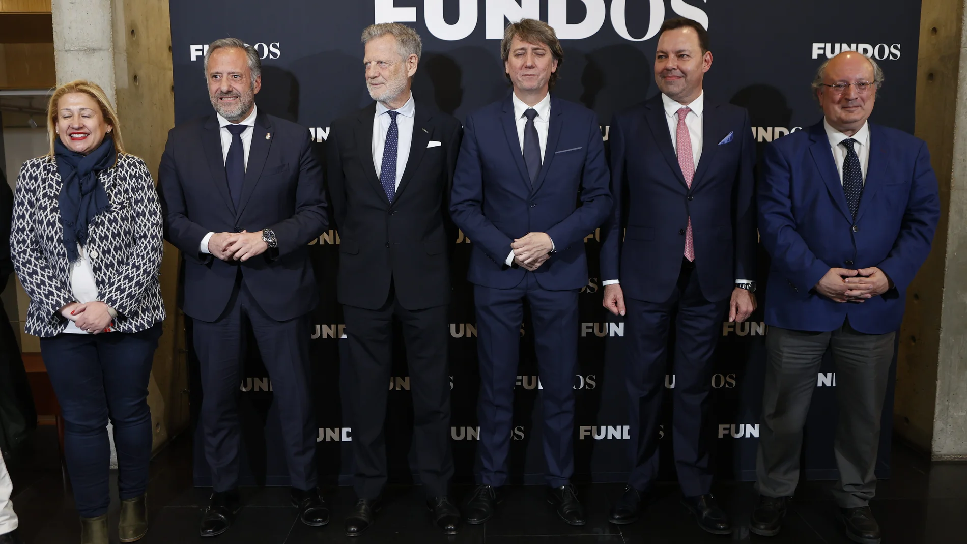 De Gregorio, Pollán, Viejo, Martínez y Cabero, entre otros, antes de entregar los Premios Fundos