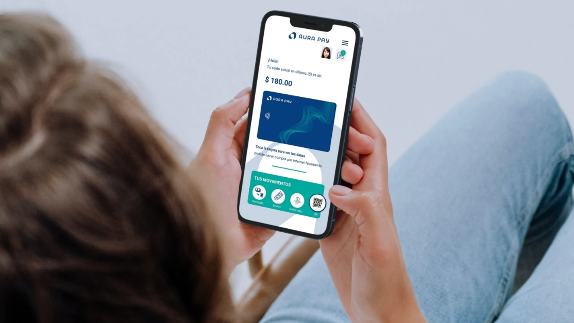Captura app AURA PAY