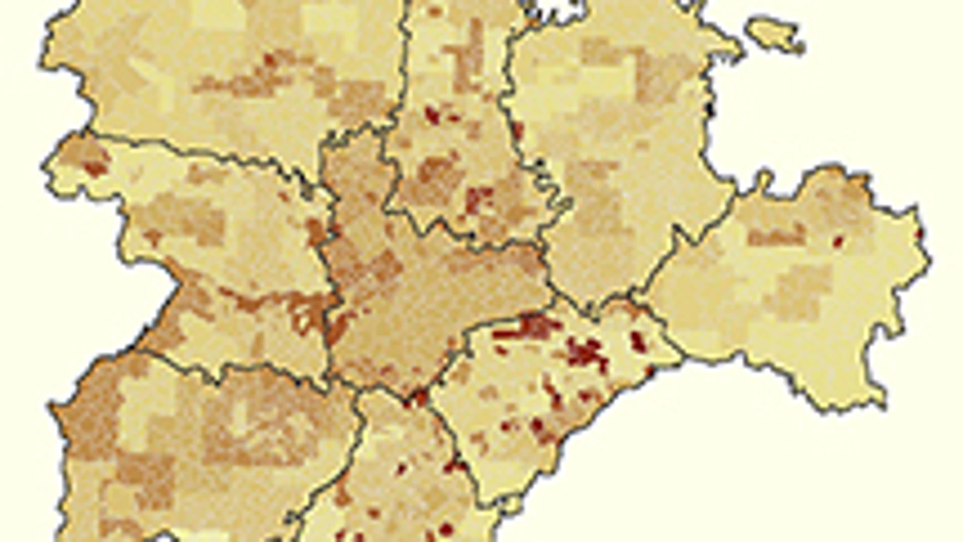 Mapa de Castilla y León