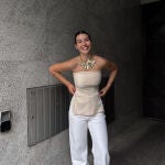 Alba Díaz posa con su último look. 