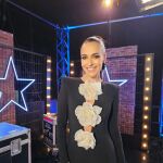 Paula Echevarría con alpargatas planas.