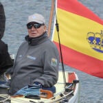El rey emérito Juan Carlos I visita el Náutico de Sanxenxo (Pontevedra)
