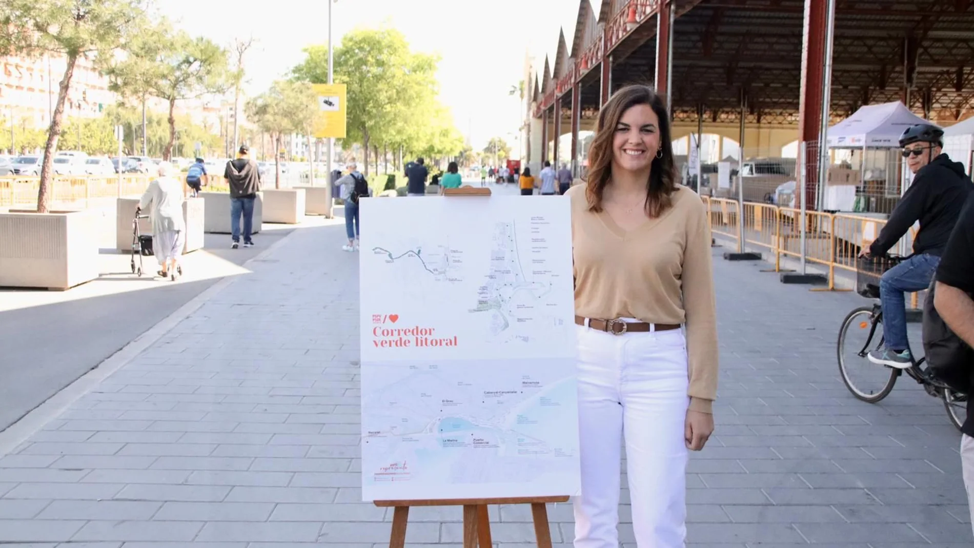 El PSPV propone renaturalizar el paseo marítimo de Valencia para unir el jardín del Turia con la huerta de Vera