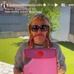 Belén Esteban y su bolso de Georgina