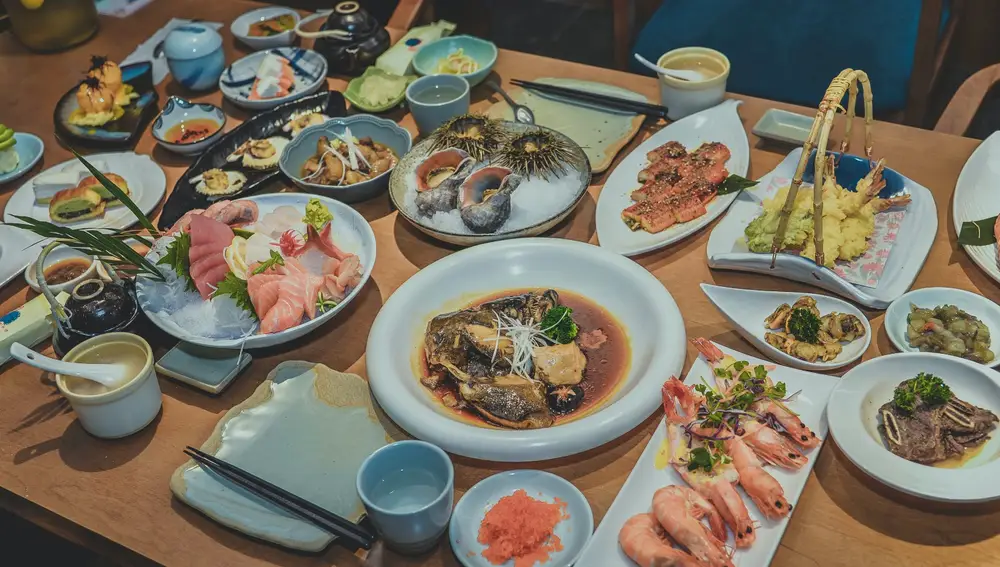 Imagen de un buffet libre