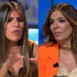 Isa Pantoja y Raquel Bollo en el plató de 'Supervivientes 2023'