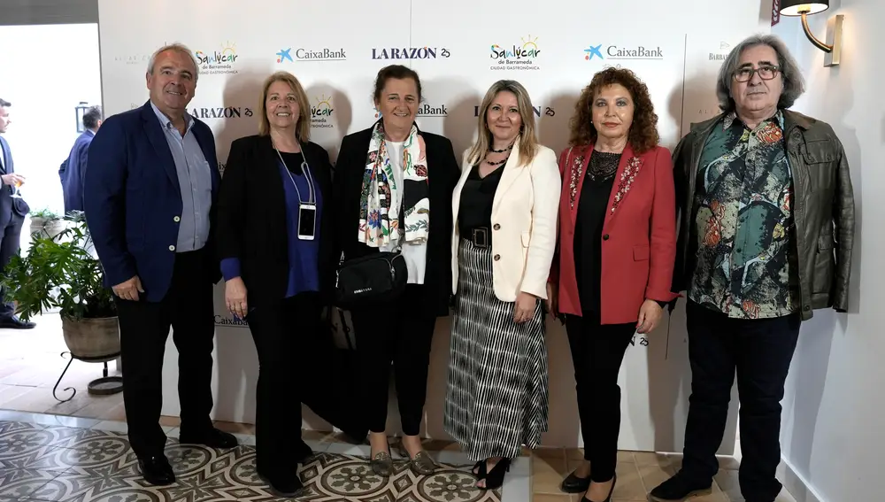 Luis Parra, Carmen Blanco, María del Carmen Gálvez, María del Águila Calderón, María Peralta y José Miguel Ébora