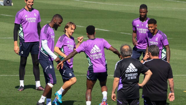Entrenamiento del Real Madrid