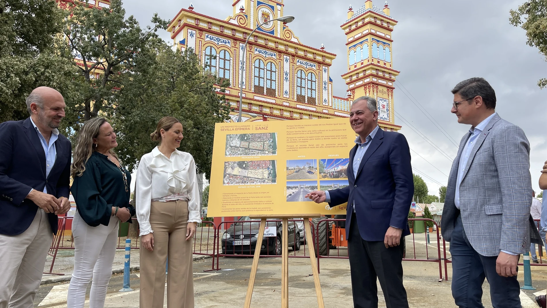 José Luis Sanz ampliará en 300 casetas la Feria de Abril