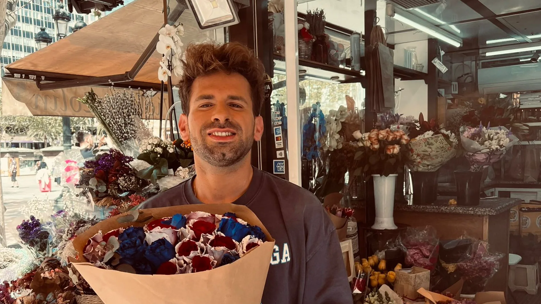 Miguel Ángel, actual propietario de la Floristería La Violeta Lolín