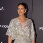 Mariló Montero con su look de invitada en el desfile de Pronovias en Barcelona.