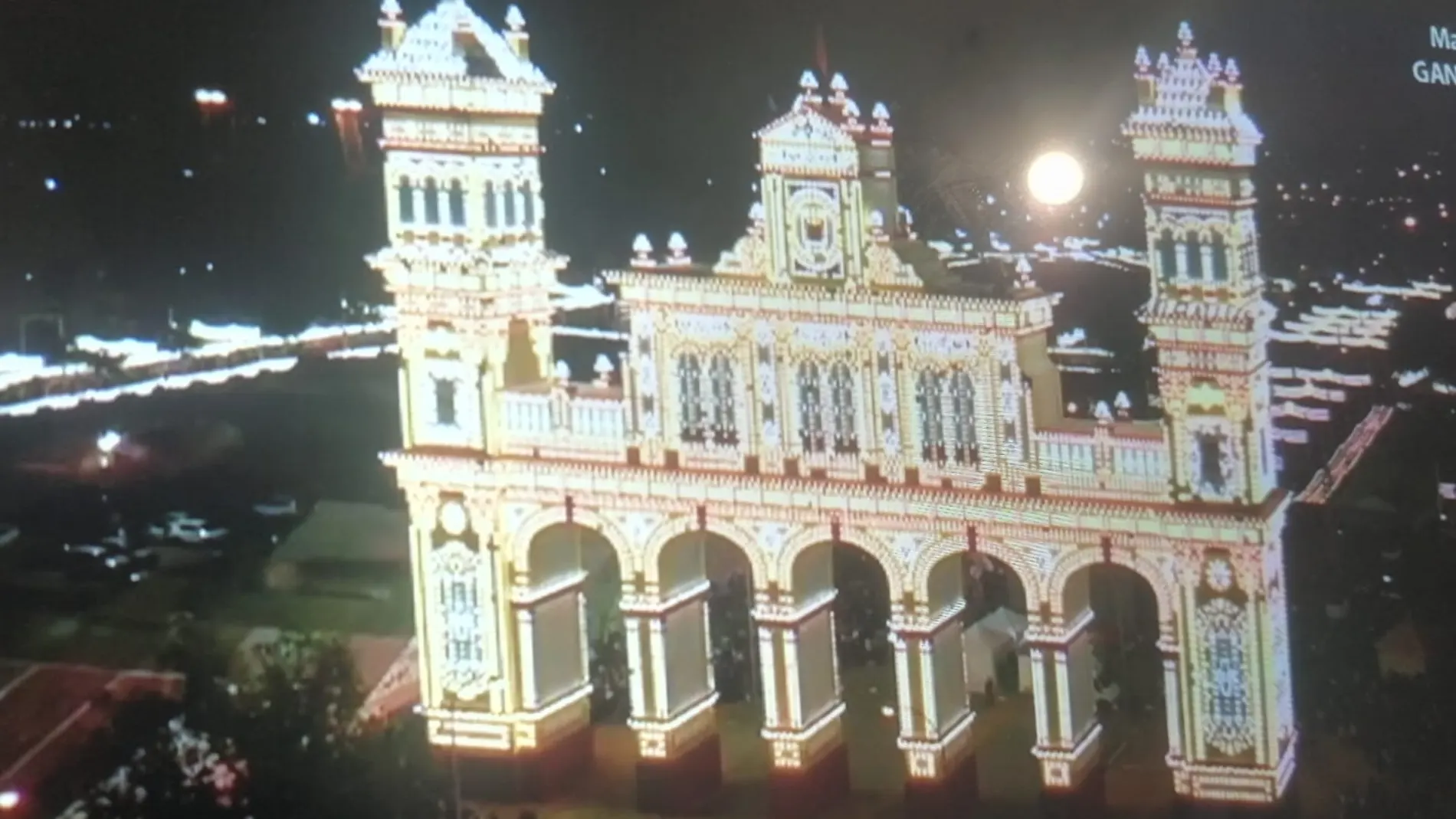 El "alumbrao'" de la Feria de Abril de Sevilla