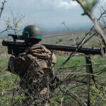 Anti-aircraft missile division and artillery of the 57th Brigade near Bakhmut