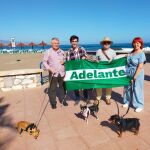 Luis Rodrigo en un acto animalista