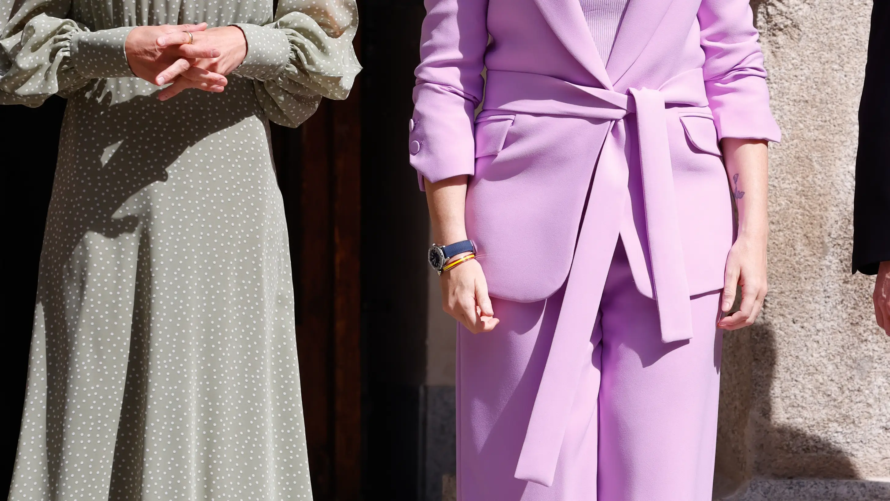 Isabel Díaz Ayuso junto a la Reina Letizia.
