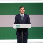 El presidente de la Junta de Andalucía, Juanma Moreno
