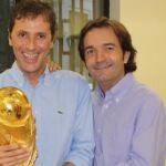 Paco González, junto a Guillermo Valadés