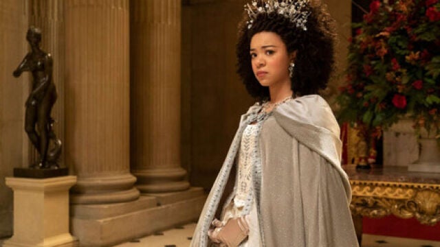 La reina Carlota, en la miniserie de Netflix