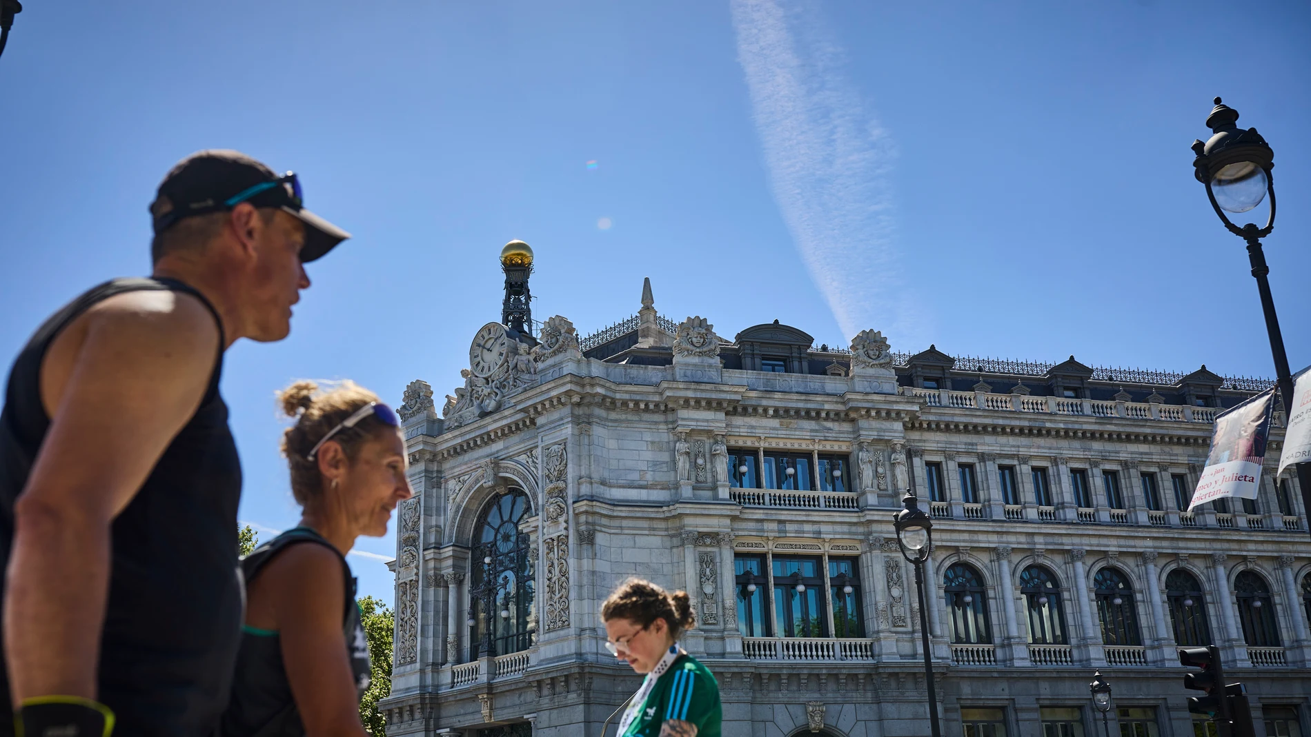 Fachada del edificio del Banco de España.