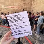 Los trabajadores protestan por las clausulas del convenio