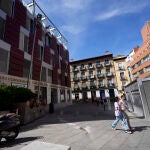 Plaza que ser‡ renombrada como Plaza de las Sinsombrero. David Jar