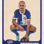 Griezmann, con la camiseta homenaje a los fundadores