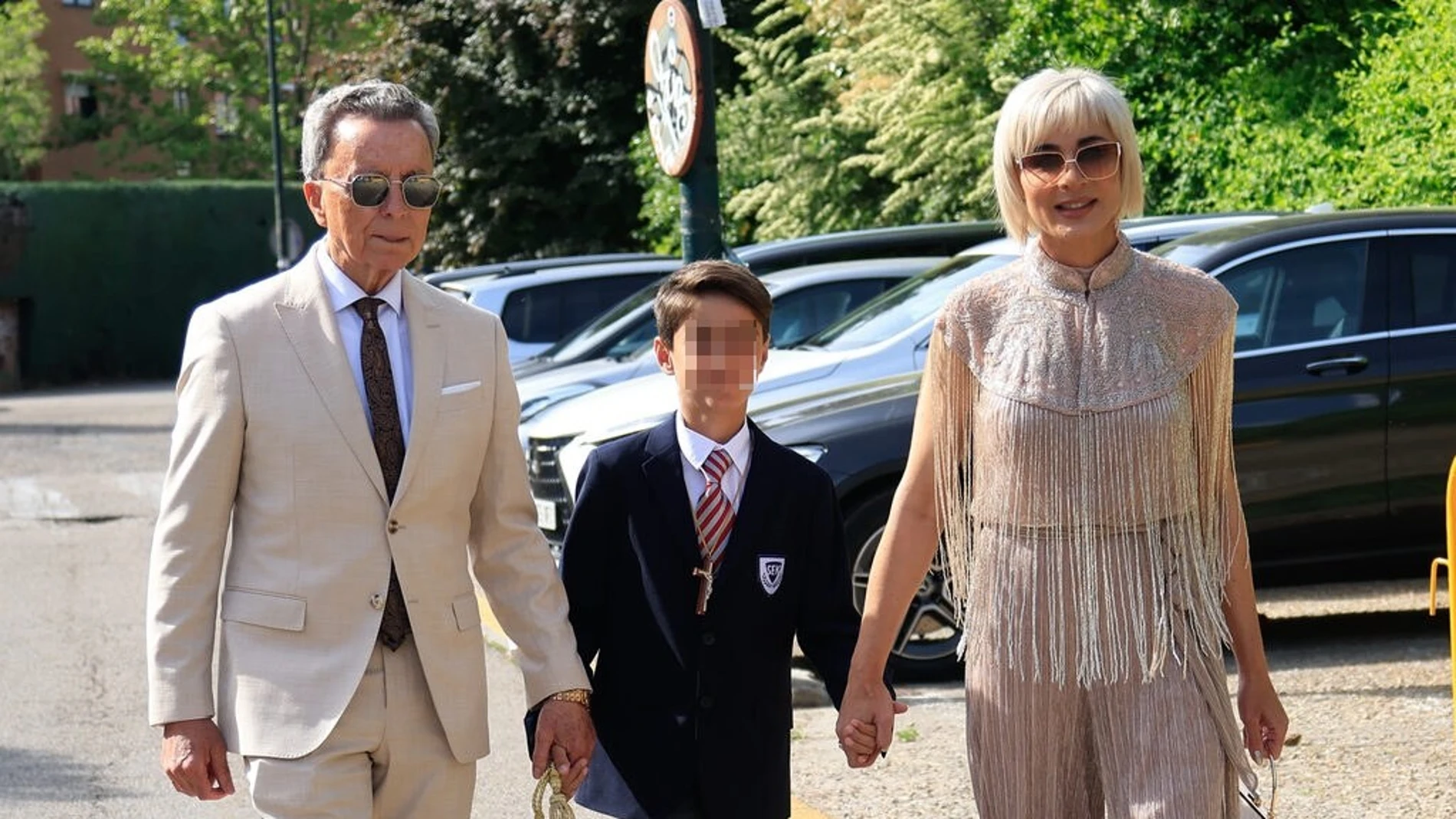 Ortega Cano y Ana María Aldón con su hijo José María
