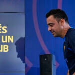 Xavi Hernández, entrenador del Barça